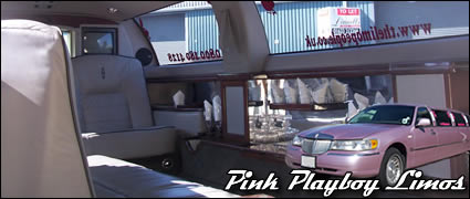 Pink Stretched Limo